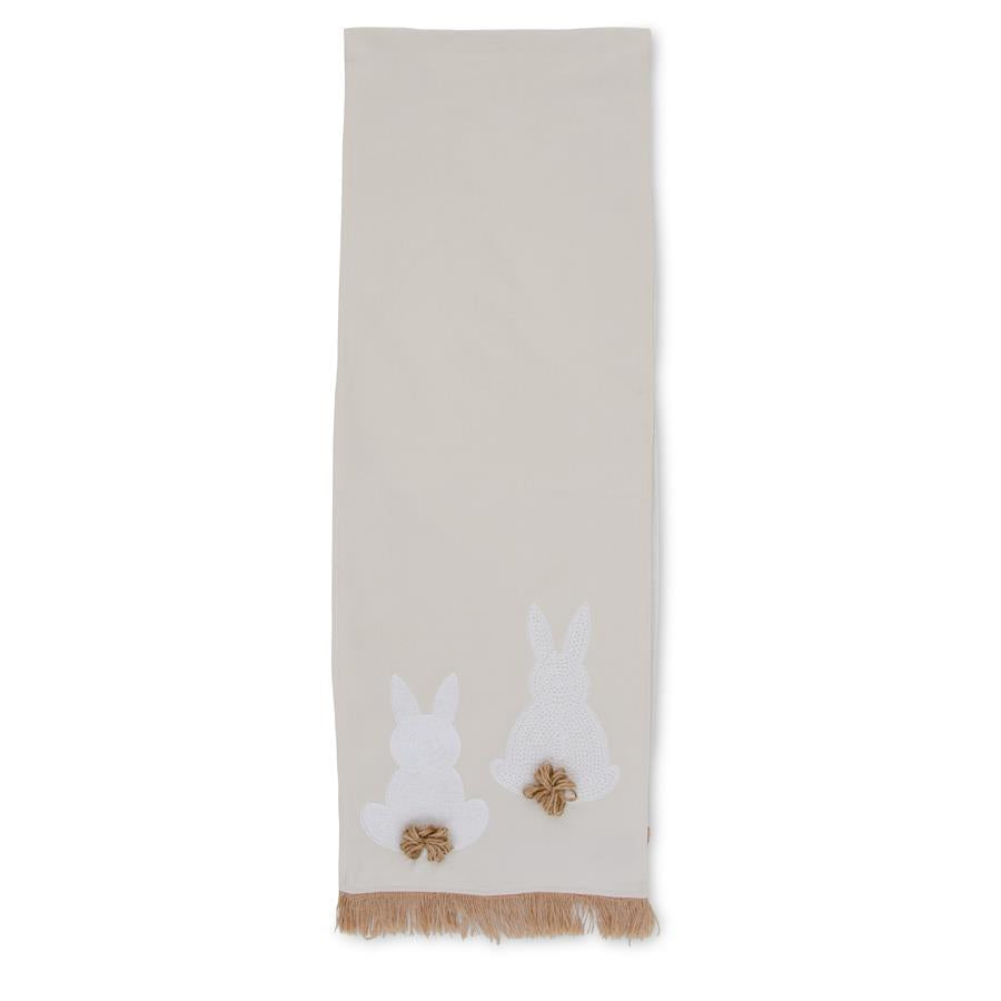 Embroidered Bunny Table Runner