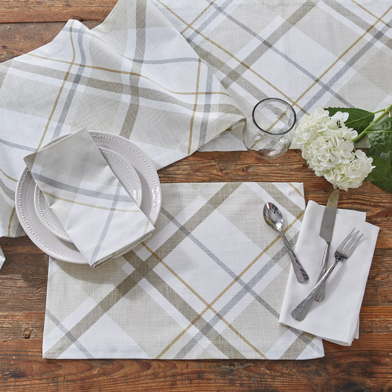 Sandy Plaid Textile Collection
