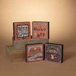 Halloween Block Sign