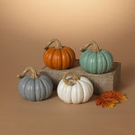 Colourful Harvest Resin Pumpkin