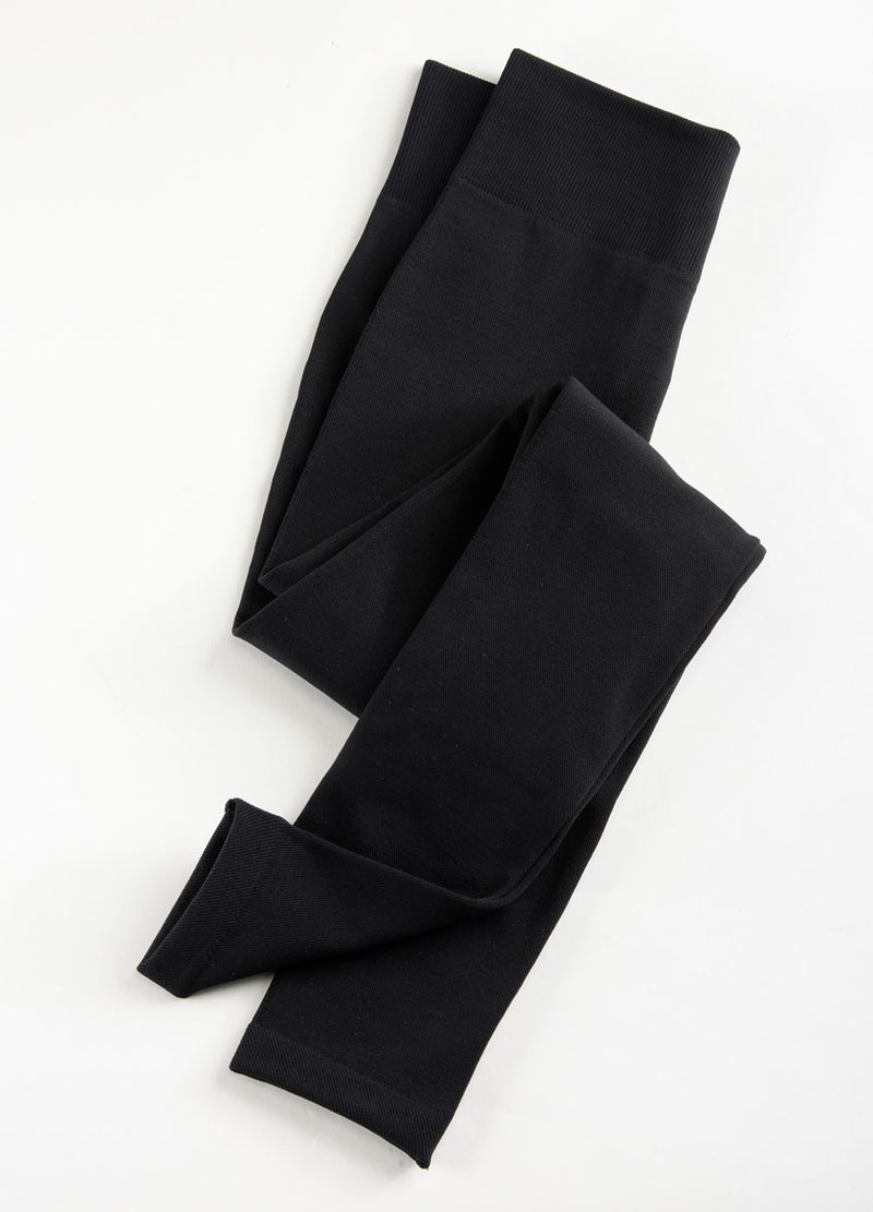 Black Fleece Lined Leggings