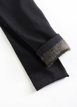 Black Fleece Lined Leggings