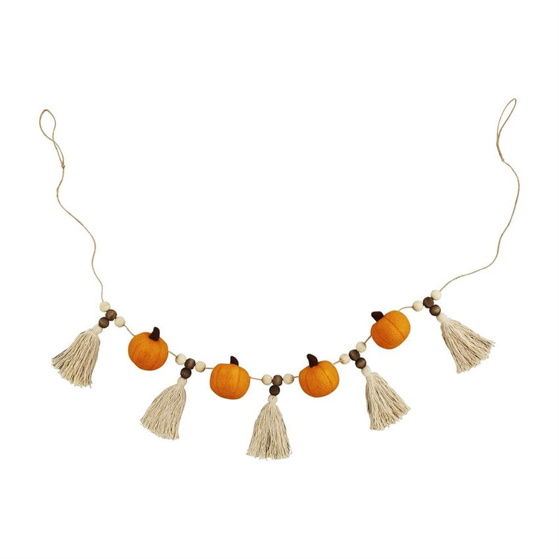 Pumpkin Tassel Garland