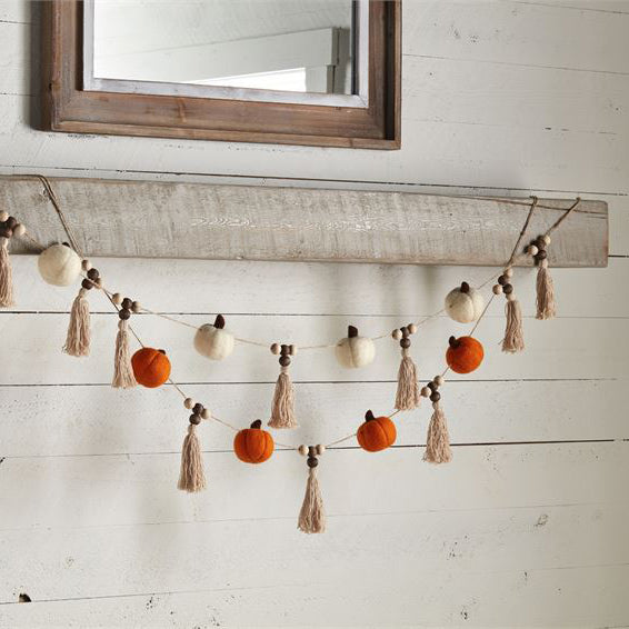 Pumpkin Tassel Garland