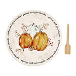 Rustic Watercolour Pumpkin Plate
