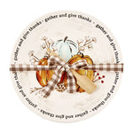 Rustic Watercolour Pumpkin Plate