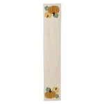 Pumpkin Applique Linen Table Runner
