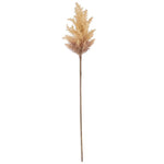 Flocked Pampas Grass Branch 35"