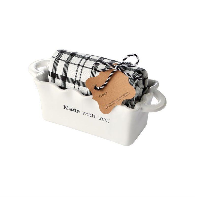 Mini Loaf Pan with Towel