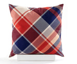 Double Sided Plaid Fall Pillow