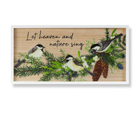 Chickadee Wood Sign