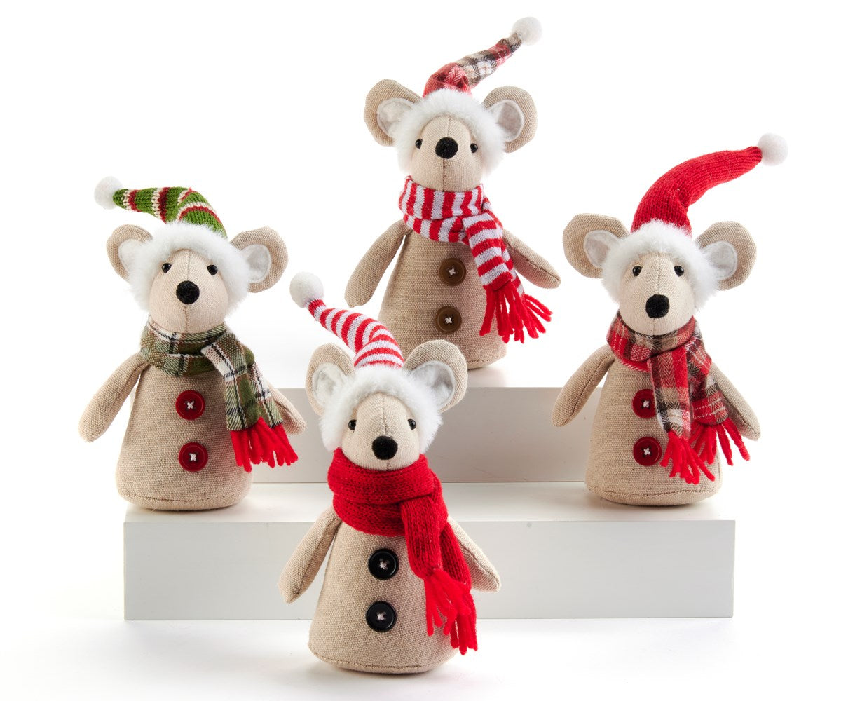 Plush Christmas Mice