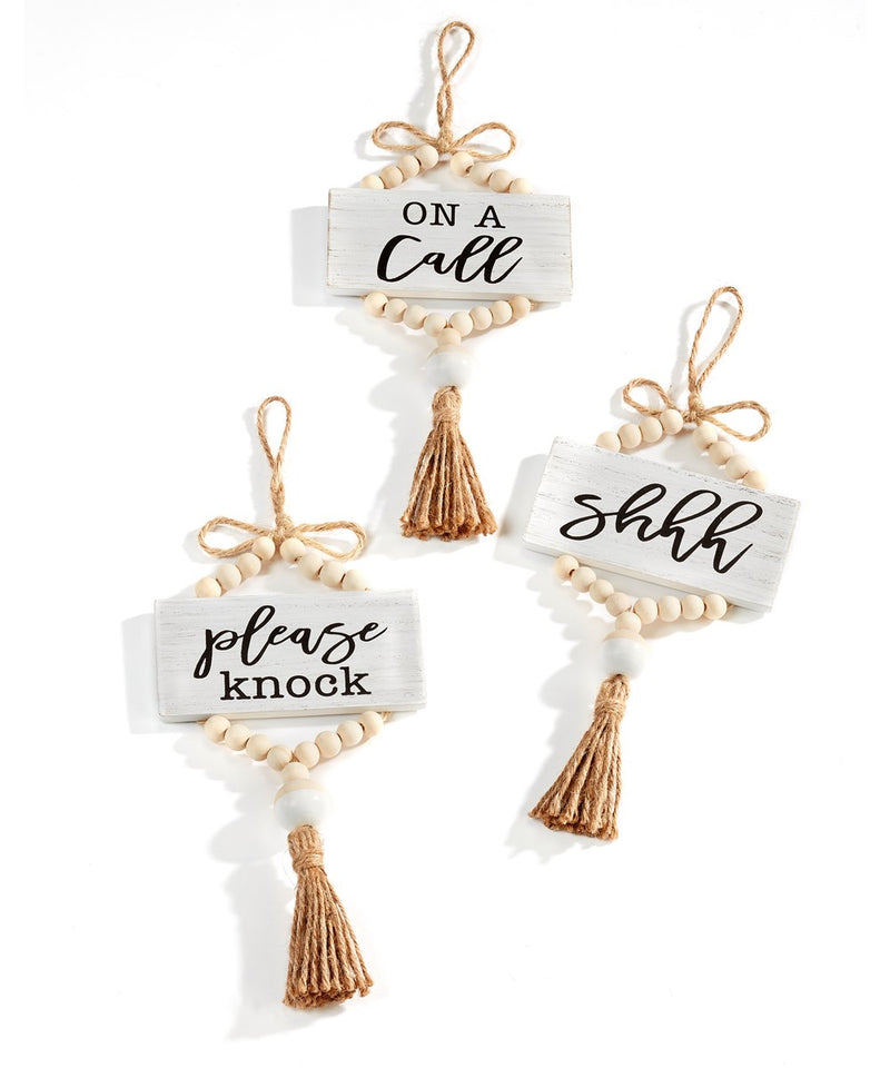 Kind Reminder Hanging Signs