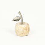 Mango Wood And Metal Apple