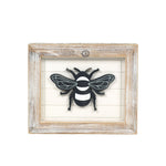 Reversible Honey and Bee Wood Sign