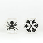 Reversible Hexagon Spider and Snowflake Block