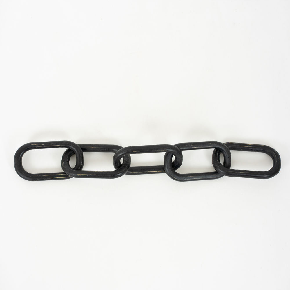 Wood Chain Links Black