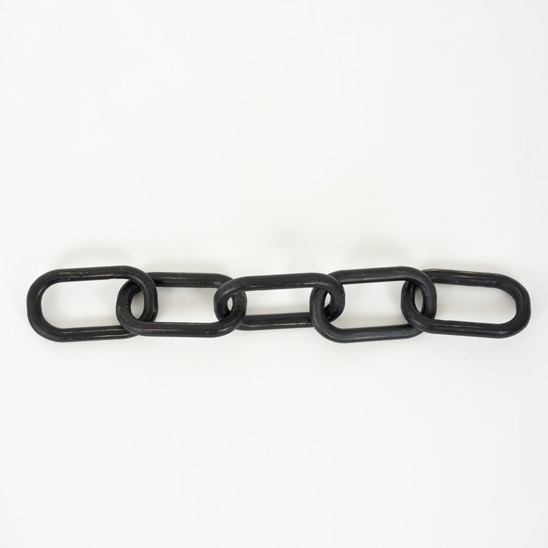 Wood Chain Links Black