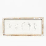 Reversible Wood Hello Spring and Flower Sign