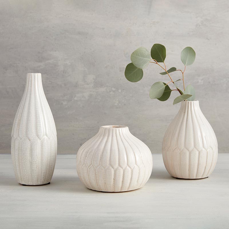 Ceramic Crackle Vase