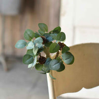 Cone Dashed Eucalyptus Candle Ring