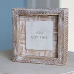 Bamboo Wood Plaque Signs