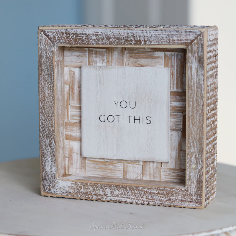 Bamboo Wood Plaque Signs