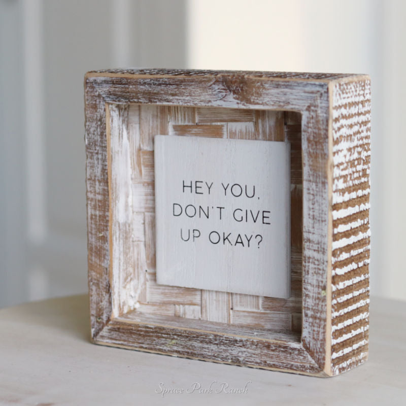 Bamboo Wood Plaque Signs