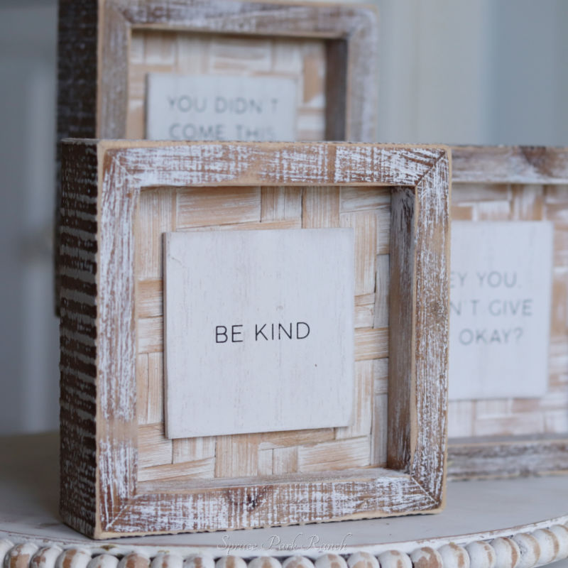 Bamboo Wood Plaque Signs