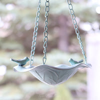 Hanging Bird Feeder Teal