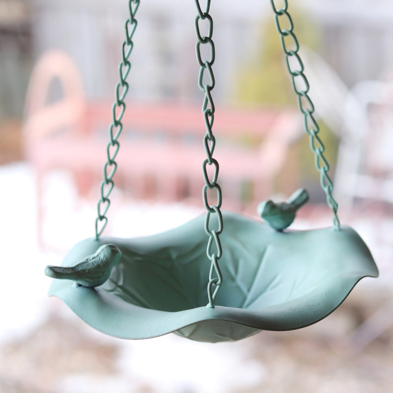 Hanging Bird Feeder Teal