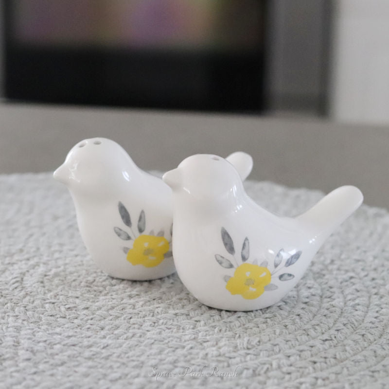 Ceramic Bird Salt and Pepper Set