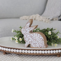 Botanical Resin Bunny Double Sided