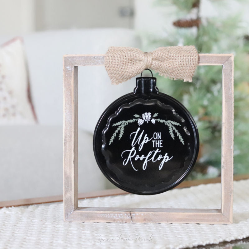 Hanging Ornament Box Sign