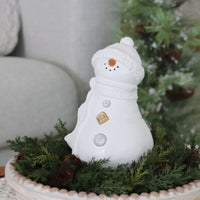 Ceramic Button Snowman