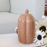Ceramic Tall Glazed Pumpkin