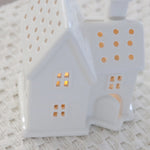 Ceramic Farmhouse Tealight Holder
