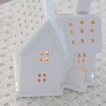 Ceramic Farmhouse Tealight Holder