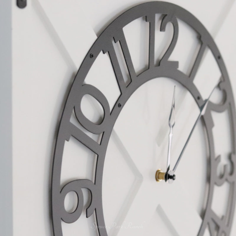 Barn Door Wall Clock