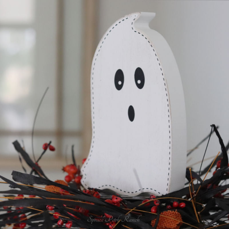Cutout Wood Ghost