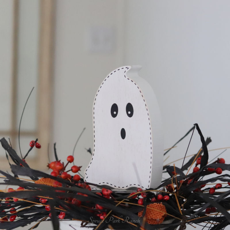 Cutout Wood Ghost