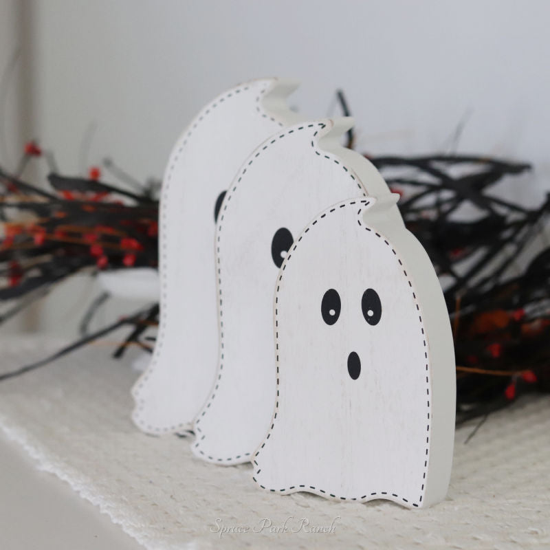 Cutout Wood Ghost