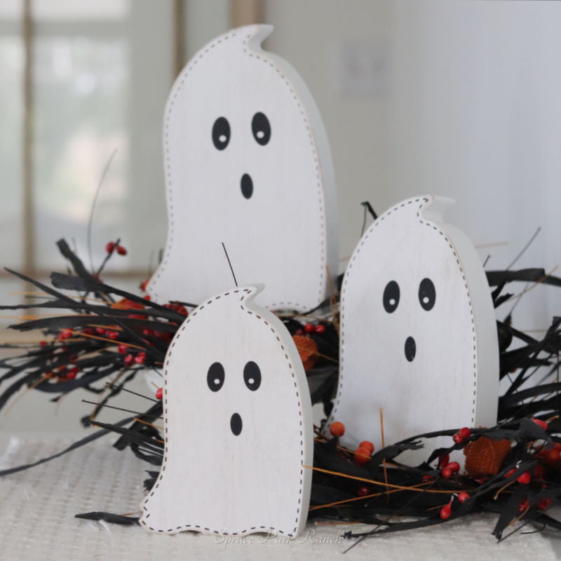 Cutout Wood Ghost