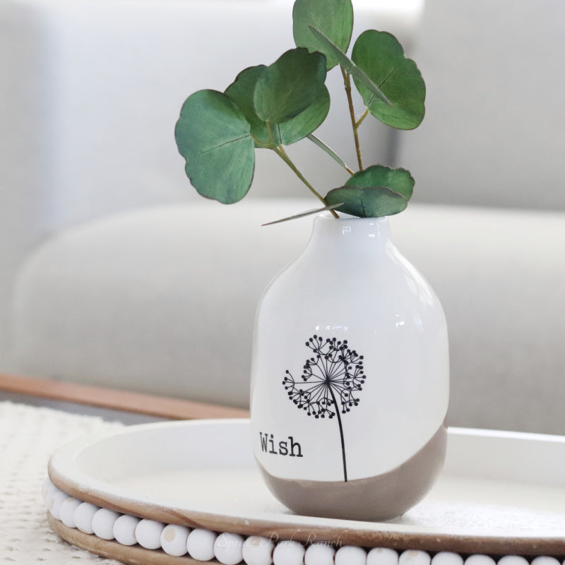 Ceramic Dandelion Vase