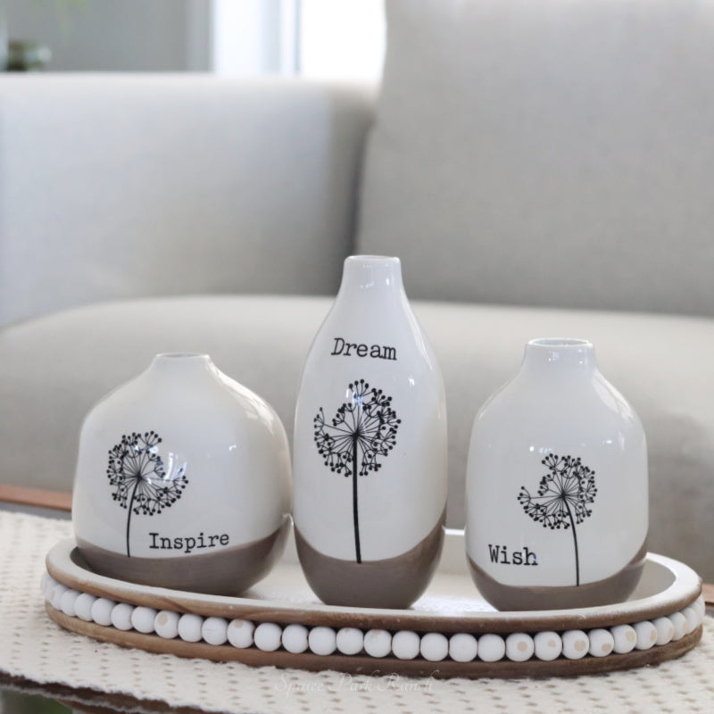 Ceramic Dandelion Vase