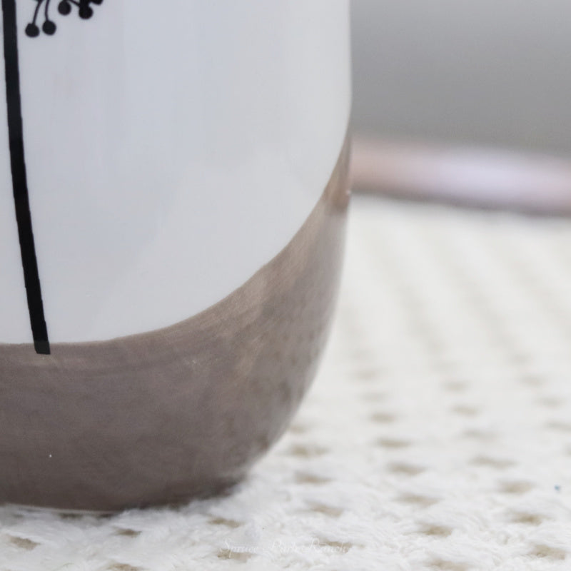 Ceramic Dandelion Vase