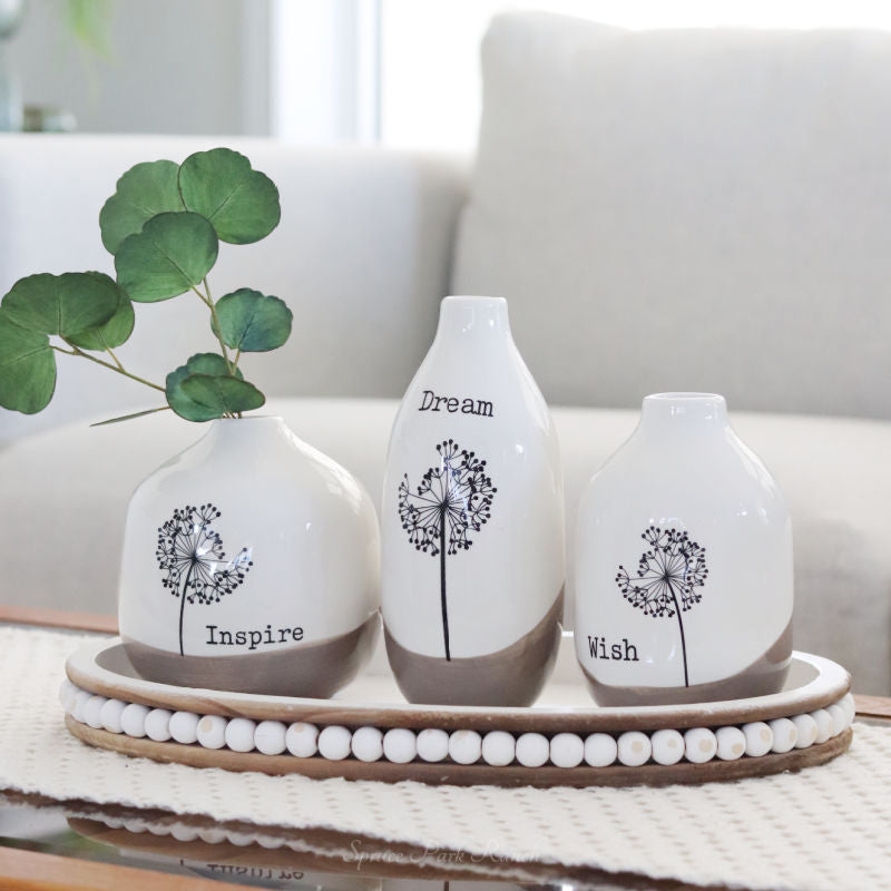 Ceramic Dandelion Vase