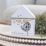 Dandelion Beaded House Block