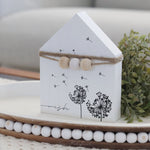 Dandelion Beaded House Block