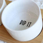 Condiment Bowl & Tray Set